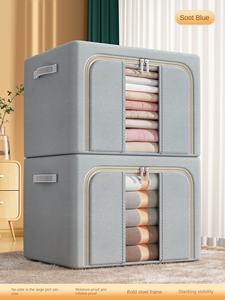 Boîte de rangement pour vêtements surdimensionnée de style européen en tissu Oxford pliable multifonctionnelle de 72 L en forme de <span class=keywords><strong>cube</strong></span> avec tiroir intégré - Product Image 5