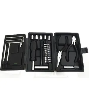 27pcs Hot sale promotional mini hand repair tool set with plastic box