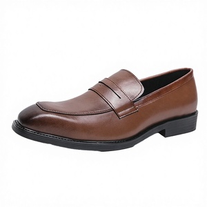 Zapatos de Vestir Sin Cordones Cómodos y Transpirables de Alta Calidad con Diseño Moderno 2026, Mocasines Casuales de Cuero PU Estampado para Hombre, Oficina y Carrera - Product Image 2