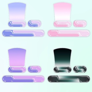 Soporte de Muñeca Ergonómico de Silicona con Diseño Personalizado, Reposamuñecas de Gel para Teclado y Ratón - Product Image 4