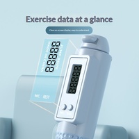 Corde à sauter lestée intelligente sans fil en ABS pour adultes, double usage, pour fitness à domicile, personnalisable