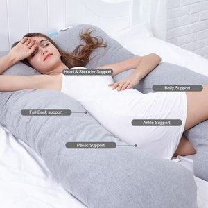 Cojín de apoyo de cuerpo completo para mujeres embarazadas, cojín de maternidad en forma de U - Product Image 6
