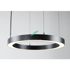 Lámpara Colgante LED Circular de <span class=keywords><strong>3</strong></span> Pies y 40W, Personalizable, Sin Parpadeo, para Oficina u Hotel - Product Image 6