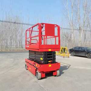 Plataforma Elevadora de Tijera Autopropulsada, Plataforma de Trabajo Aérea con Plataforma de Extensión de 0.9M - Product Image 3