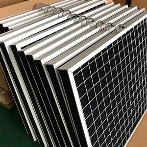 Venta directa de fábrica Suministros de filtro de carbón activado Filtro de filtro de aire AC Sistema HVAC para el hogar MERV 8 Filtro de aire plisado 20x20x1 - Product Image 4