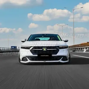 สำหรับ Honda Accord รุ่นที่ 11 ปี 2023 ชุดแต่งกันชนหลังแบบดิฟฟิวเซอร์ สีดำเงา สไตล์ TYPER สปอยเลอร์กันชนหลัง อุปกรณ์ตกแต่งรถยนต์ - Product Image 2