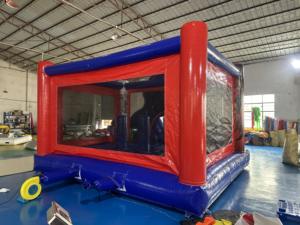 PVC製 スパイダーマン インフレータブル バウンサー キャッスル スライド付き 子供向け 屋外アクティビティ・ゲーム用 - Product Image 5