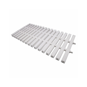 Rejilla de desagüe ranurada para piscinas, cubierta estrecha para drenaje de terraza de piscina, rejilla de canal de agua para prevención de residuos - Product Image 1