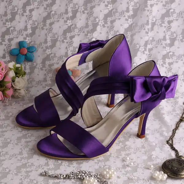 Venus lure Ladies Bridal Sandals Purple