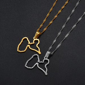 Colliers pendentifs avec carte de la <span class=keywords><strong>Guadeloupe</strong></span>, bijoux, accessoires de carte de la <span class=keywords><strong>Guadeloupe</strong></span>, France # 259121 - Product Image 3