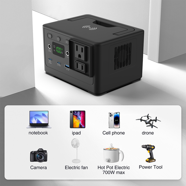 Portable Power Station with Flashlight MPPT Fast Charger 30000mah 150W Solar Generator for Home Emergency