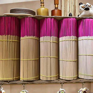 Ensemble d'encens en bambou de bois d'agar de haute qualité bâtonnets d'encens fait à la main parfum doux personnaliser l'emballage - Product Image 1