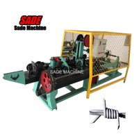 Machine à fabriquer du fil barbelé à double torsion à grande vitesse, nouvelle, certifiée CE, moteur de 2,2 kW, facile à utiliser, composants principaux