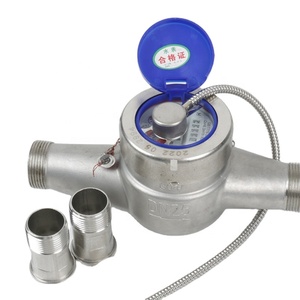 Medidor DE AGUA DE ACERO INOXIDABLE <span class=keywords><strong>DKV</strong></span> 1/4 de 304 pulgadas NPT con salida de pulso Medidor roscado certificado NSF con soporte de personalización OEM - Product Image 1