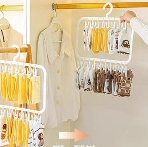 Étagère de séchage multifonctionnelle détachable pour la maison, étagère de rangement, gain de place, chaussettes, sous-vêtements, serviette pour bébé - Product Image 5
