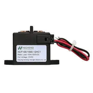 100A contattore a corrente continua ad alta tensione HCF100 relè contattore automobilistico originale 450VDC 800VDC 1000VDC relè sigillato in ceramica UL