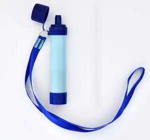 물 필터 짚 개인 물 여과 시스템 휴대용 물 필터 야외 비상 준비 캠핑 여행