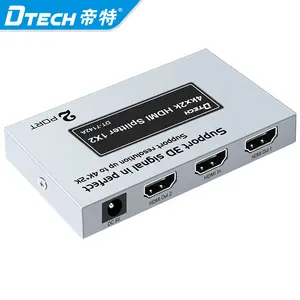 DTECH Splitter HDMI 1 In 2 Out OEM ODM 4K 1080p High Speed 1x2 HDMI Splitter Other Home Audio