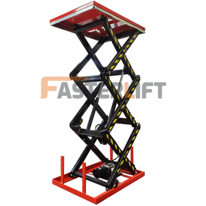 Mesa elevadora de tijera eléctrica Fasterlift con plataforma CE para elevación de altura Elevador de tijeras eficiente - Product Image 5