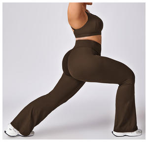 Soutien-gorge de sport Short Veste Manteau <span class=keywords><strong>Obese</strong></span> Plus Size Yoga Clothing Womens XXXl Yoga Set - Product Image 5