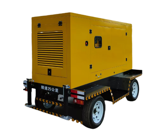 גנרטור דיזל מקצועי 30kVA סופר שקט מדגם JINFANG JF-50DG-50kw נייד על עגלה - Product Image 6