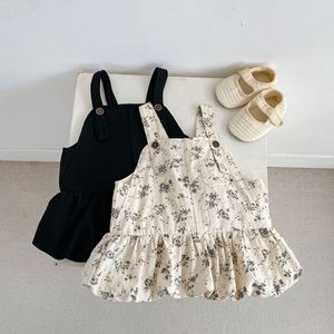 Zomer Infant Sling Romper Peuter Meisjes Bloemenprint Rompertje Katoen Babykleding - Product Image 6