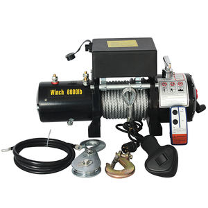 Treuil électrique à câble métallique de 12000 lbs avec télécommande sans fil 12v 24v 9500 lbs 4*4 treuil tout-terrain de voiture - Product Image 1