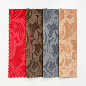 Terciopelo Absorbente de Sonido con Diseño Floral Personalizado, Material de Tapicería Ultra Suave con Relieve Adhesivo - Product Image 1