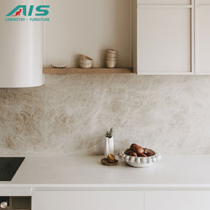 Chất lượng cao bồn rửa nhà bếp với Nội Set PVC trắng và vàng tủ bếp Set Shaker thiết kế đơn giản - Product Image 3