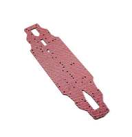 OEM Custom Made Cnc Usinage Feuille de fibre de carbone 2.5mm 3mm 5mm 3K Carbon Race Drag Drift RC Car Chassis Sheets Parts