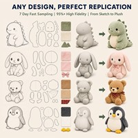 Porte-clés Mascotte en Peluche Castor Personnalisé OEM ODM, Cadeau Promotionnel du Nouvel An, Logo CPC, Personnage Original, Jouet Doux