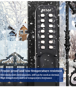 Freeze-proof and Low-temperature Resistant Design Mechanical <strong>Code</strong> <strong>Lock</strong> No Batteries Password Unlock Door <strong>Lock</strong> - Product Image 3