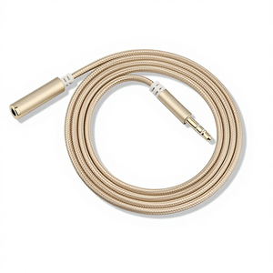 Câble <span class=keywords><strong>audio</strong></span> personnalisé vert <span class=keywords><strong>5m</strong></span> 3,5 mm mâle vers femelle - Extension <span class=keywords><strong>casque</strong></span> <span class=keywords><strong>pour</strong></span> téléphone portable, haut-parleur d'ordinateur et téléviseur HD - Product Image 2