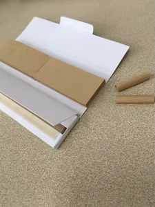 OEM Normal Type- King Slim Size Arabic Gum Paper Cigarette Rolling Cigarette Paper with Filter Tips - Product Image 4