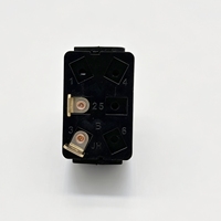 Interrupteur à bascule étanche en plastique noir 12V20A 24V10A SPST 2 broches ON-OFF sans voyant pour modification de camping-car, bateau et embarcation marine