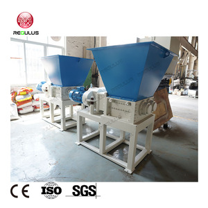 Nhựa PP Pallet Bảng điều khiển các tông sóng giấy tái chế đôi trục băm nhỏ thiết bị nhựa Shredder máy - Product Image 6