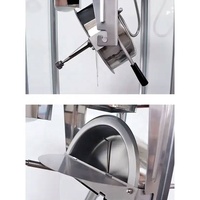 Máquina para hacer palomitas de maíz clásica, máquina para hacer palomitas de maíz, máquinas para hacer palomitas de maíz negras, carrito de palomitas con ruedas