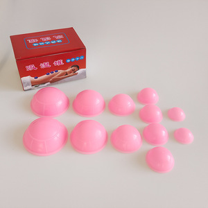 Customized vacuum cupping set, 12 cups, for adults, featuring silicone cupping for <b>back</b> joints, negative pressure moisture - Product Image 1