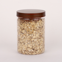 100/200/300/400/500/600g stockage des aliments boîte en plastique pot en plastique avec couvercle en aluminium boîte en plastique vissée