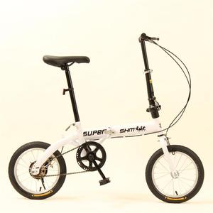 Bicicleta Plegable Sanhe Horse de 14 Pulgadas con Cuadro de Acero al Carbono, Ultraligera, Portátil, para Adultos, para Ciclismo Urbano y de Ocio, con Frenos V/Disco - Product Image 6