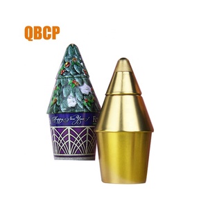 ice-cream cone shape tin box with customer design printing