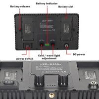 Équipement photographique Pro LED 600, lampe plate LED pour studio vidéo, prise de vue photo, beauté des cils, selfie, diffusion en direct