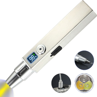 Torche de pierres précieuses rechargeable par USB à 3 LED avec lumière d'affichage numérique pour tester les bijoux en jade