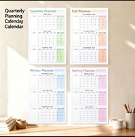 Calendrier mural personnalisé A3 A2 avec logo 2026-2027, planificateur mensuel en gros, calendriers en papier à suspendre pour le bureau, l'école et la papeterie