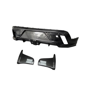 Diffuseur de pare-chocs arrière en fibre de carbone véritable 9J1 pour <span class=keywords><strong>Porsche</strong></span> Taycan / Turbo S 2019-2024 - Product Image 4