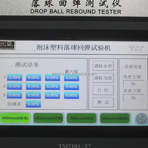 Foam Drop Ball Rebound Elasticiteit <span class=keywords><strong>Tester</strong></span>/Druppelbal Impact <span class=keywords><strong>Tester</strong></span> Met 16.7G Stalen Bal En Hoge Nauwkeurigheid - Product Image 5