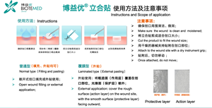 Gasa hemostática para curar heridas hecha por carboximetil quitosano rápido Heamostatic promueve la curación alivia el dolor para la odontología - Product Image 6
