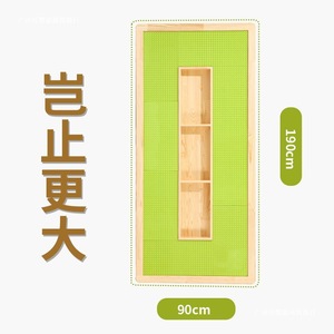 Table de jeu éducative multifonctionnelle en bois massif Ming Anjia 90x190cm pour enfants, maternelle et éveil précoce - Product Image 1