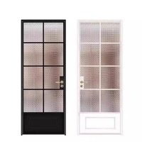 Porte de salle de bain intérieure en alliage de titane-magnésium de haute qualité au design moderne, fonction imperméable manuelle pour les hôtels