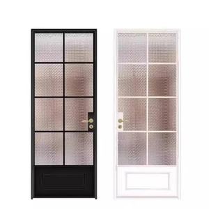 Puerta Interior de Baño de Diseño Moderno, Aleación de Titanio-Magnesio de Alta Calidad, Función Manual Impermeable para Hoteles - Product Image 1